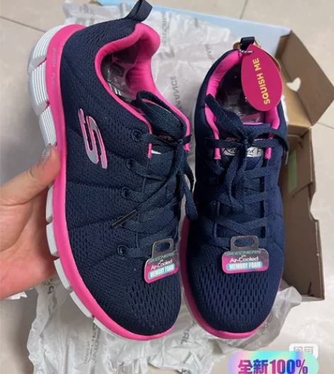 斯凯女鞋春夏秋季新款运动鞋女健步鞋休闲鞋夏...