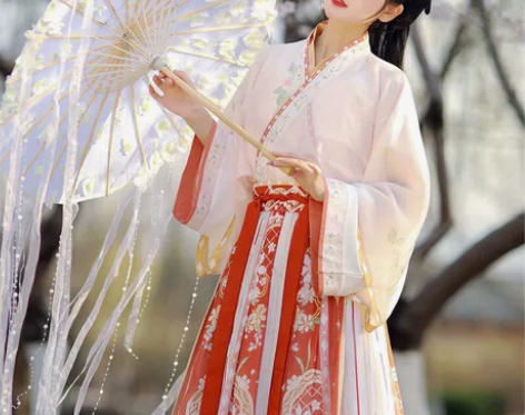 原创正品【暗香】魏晋制汉服女中国风交领齐腰...