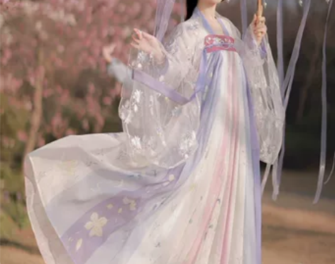 【樱洛】茗月萱齐胸襦裙套装汉服女刺绣正品春...