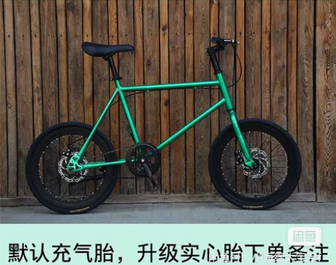 20寸死飞，前后碟刹，实心胎，免充气，买回...