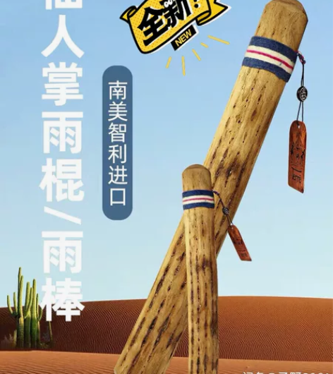 德瑞terre仙人掌雨棍，3～5厘米粗，1...