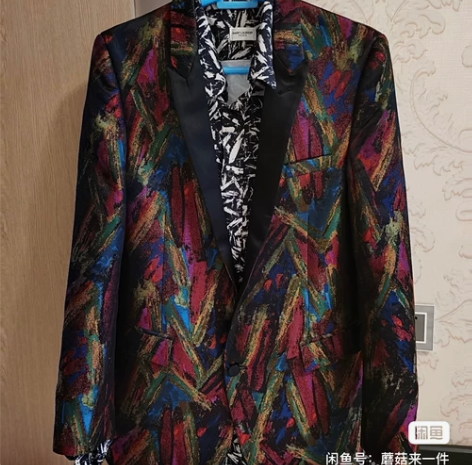 SaintLaurent  油画西服 梦幻...