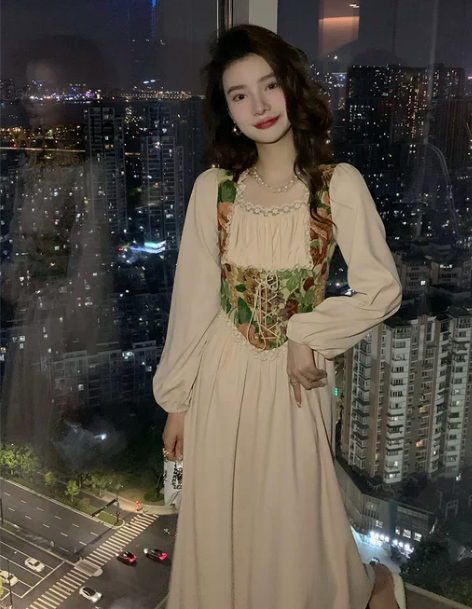 法式裙 连衣裙法式邓六六名媛轻奢小礼裙氛围...