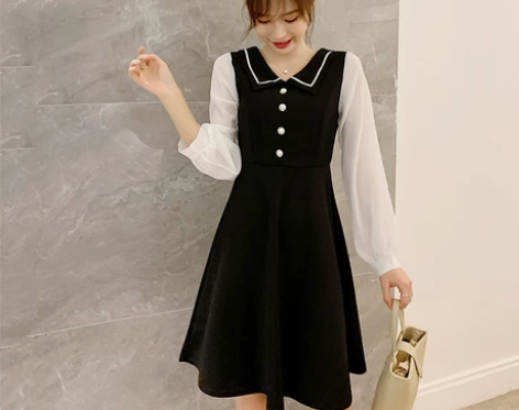 ?秋季仙女超甜收腰显瘦法式裙。 感兴趣的话...