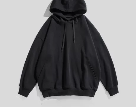 全新包邮男士卫衣 全黑无logo 码大,...