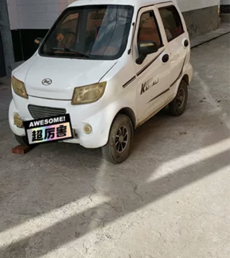 转让电动四轮车，3500元，电池能跑六七十...