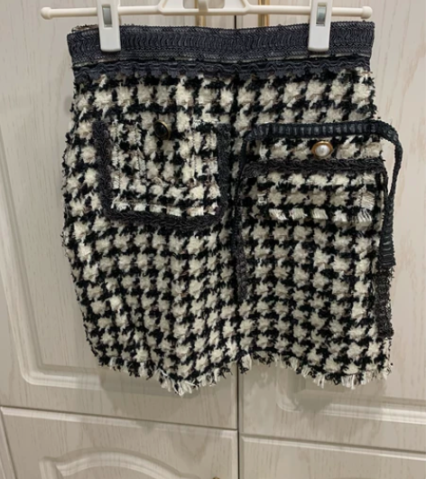 秋冬时尚包臀a字裙小香风毛呢半身裙子女 感...