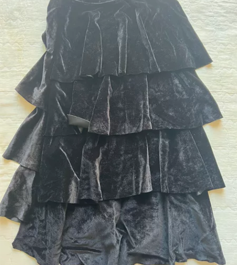 黑色丝绒蛋糕裙 感兴趣的话点“我想要”和我...