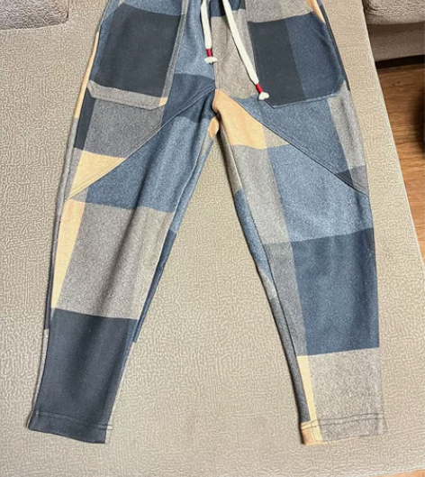 时尚男士毛呢哈伦裤，超级厚，身高174，体...