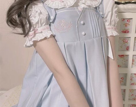小霜糖纯棉内搭猫芮可原创Lolita m码...