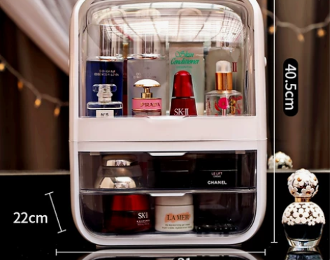 【父亲节狂欢】网红化妆品收纳盒整理桌面防尘...