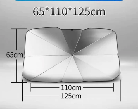 汽车防晒隔热遮阳伞 65*110*125，...