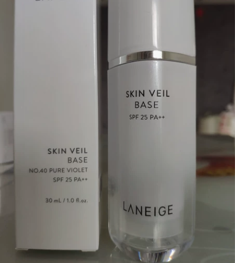 兰芝 紫色隔离 防晒遮瑕三合一妆前隔离霜 ...