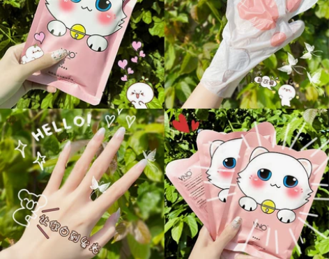 手膜手膜手膜    烟酰胺猫爪手膜美白保湿...