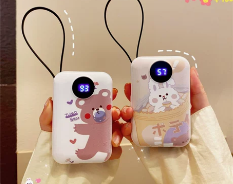 可爱迷你充电宝超大容量20000毫安超薄小...