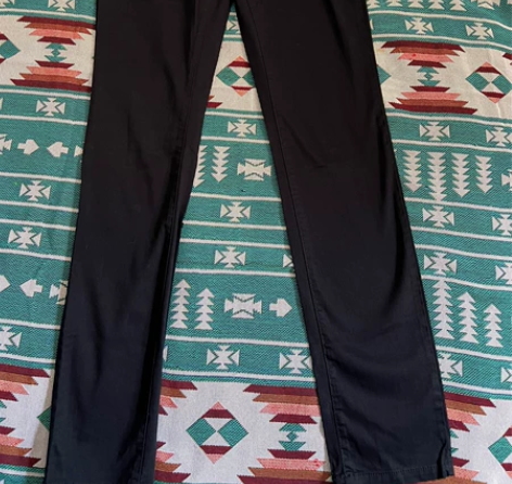 Only 黑色 复古 长裤 裤子 腰围86...