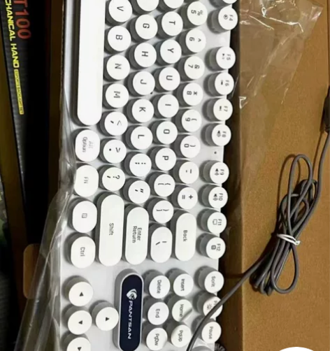 【店不开了】键盘鼠标套装发光机械手感电脑笔...