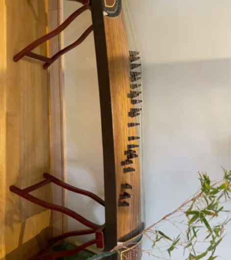 正品敦煌古筝698t 牡丹图天真元韵阔叶黄...