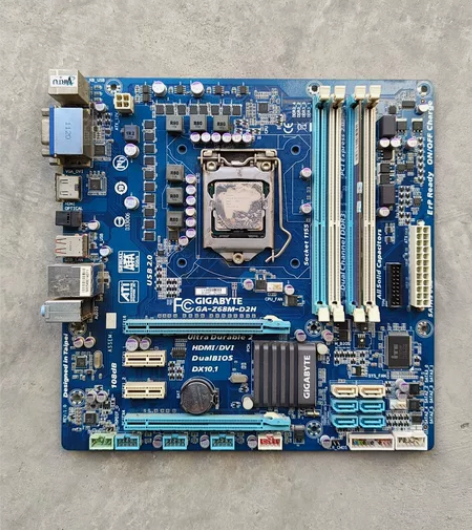 台式机拆机主板，品牌技嘉，型号GA-Z68...