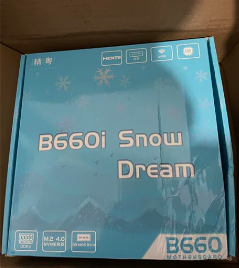 全新未拆精粤B660i主板加i3 1210...