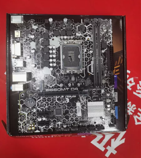 华硕B660M-T工包主板功能正常成色完美...