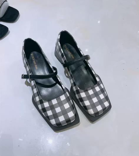 英伦风单鞋女 37码 全新[火]仅试穿 感...