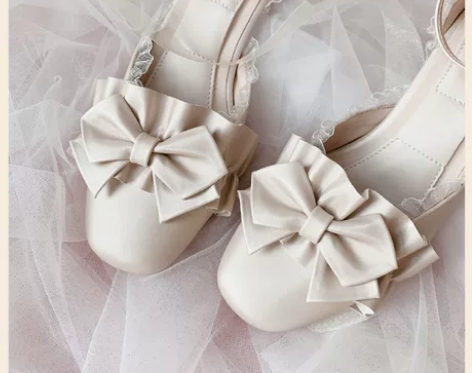 【云礼小姐】原创方头日系甜美蝴蝶结优雅包根...