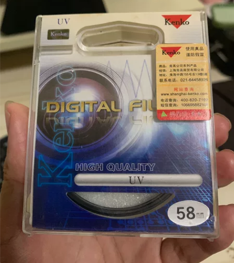 肯高数码相机UV镜，相机卖了用不着了，未拆...