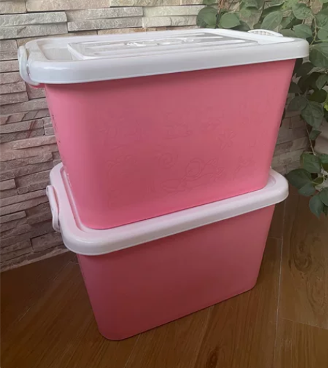 卡通彩色整理箱塑料收纳箱衣服玩具整理箱储物...