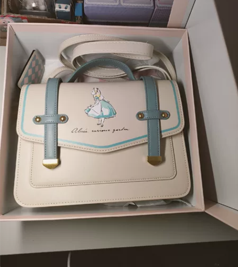 [微笑]不莱玫音乐家迪士尼联名爱丽丝剑桥包...