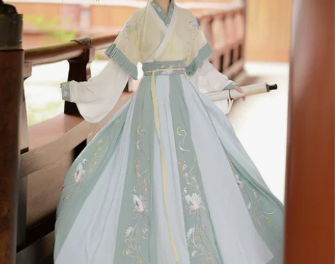 仙楚姬原创汉服女【青鸾羽】晋制齐腰交领夏季...