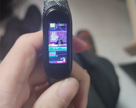 小米手环5 正常使用屏幕有划痕屏幕主题可以...