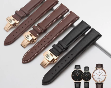手表带真皮适配天王Twinkle系列GS3...