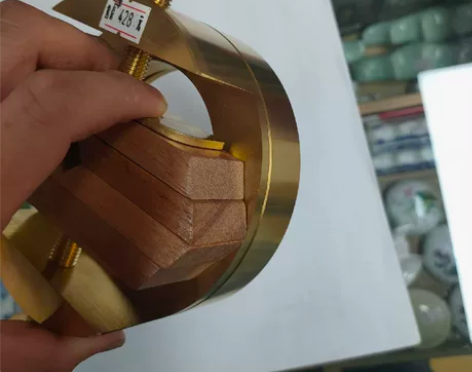 双头一体大号纯铜圆印床 篆刻用品 旋转灵活