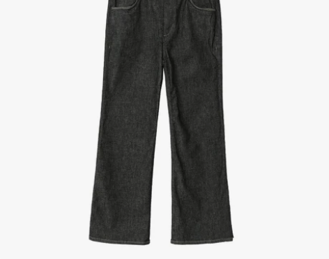 ?JNBY/江南布衣春新品牛仔裤时尚喇叭复...