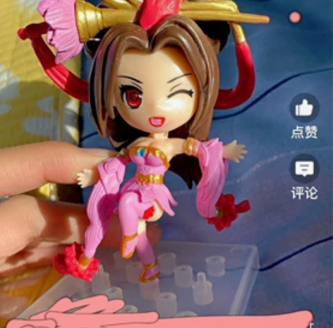 王者荣耀各种迷你版手办 有Q又萌 三个起售...