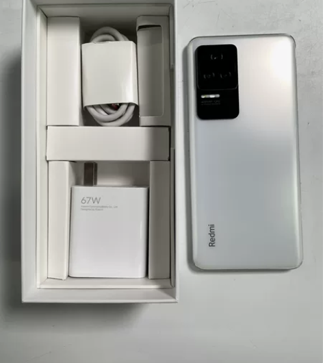 红米k50顶配12+512,晴雪白,箱说全...