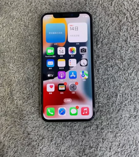 国行X 256G 无面容 电池效率100 ...