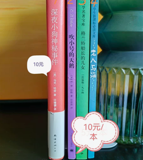 《老人与海》，《格兰特船长的儿女》，《吹小...