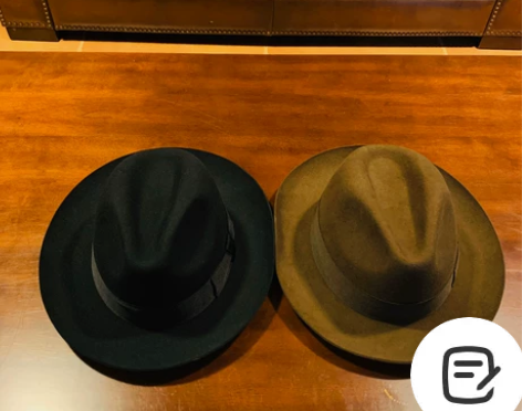 wildroots羊毛礼帽毡帽美式复古WI...