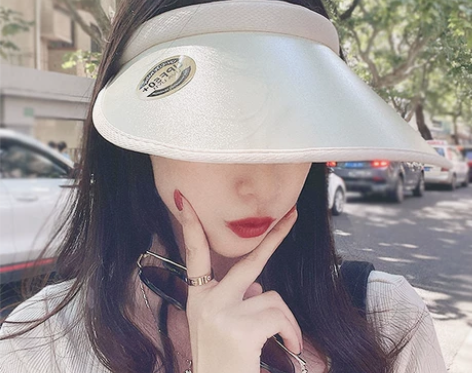 【晚晚同款防晒帽】全新闲置防晒帽 帮朋友清...