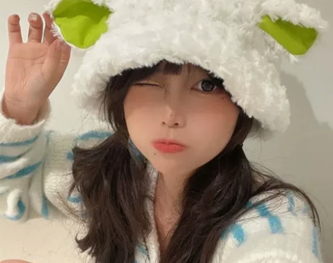 清仓处理小羊帽子女秋冬渔夫帽可爱冬季毛绒耳...