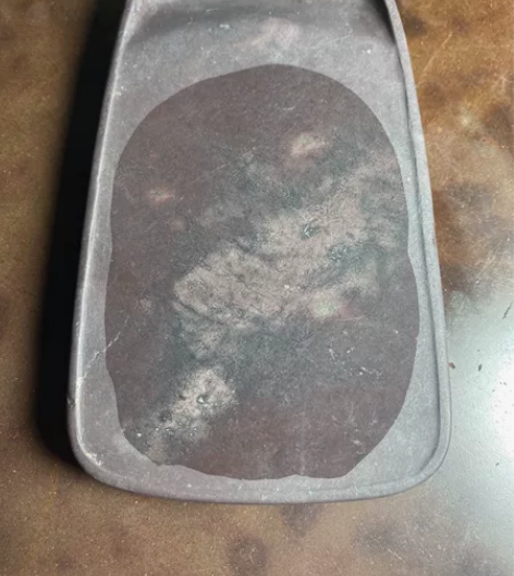 端砚坑仔岩,石品:浮云,青花,胭脂红,火捺...