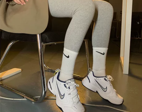 打底裤女外穿灰色加绒纯棉高腰螺纹裤显瘦秋冬...