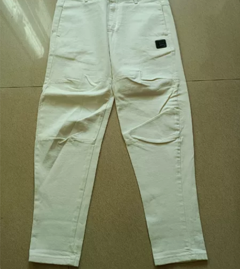 韩版新款白色牛仔裤女2021春款宽松显瘦B...