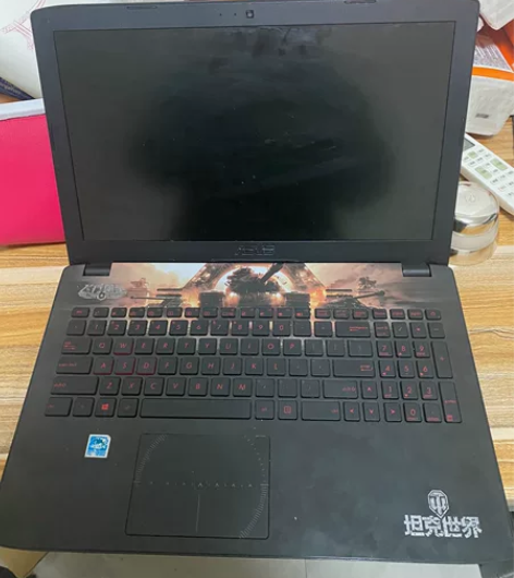 华硕游戏本 闲置好久了，一直没用，电池坏了...