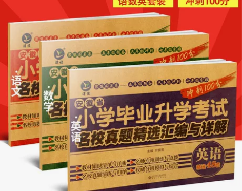 漂读安徽省小学毕业升学考试名校真题精选汇编...