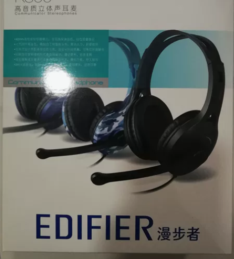 漫步者K800头戴式耳麦,带话筒。双孔 全...