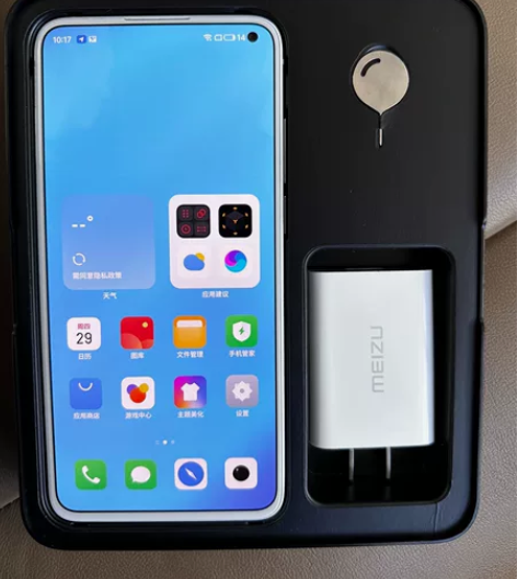 魅族17pro 8+128g 白月天青 屏...