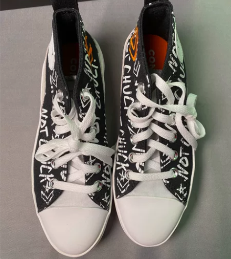 CONVERSE匡威 女 中帮帆布板鞋 3...